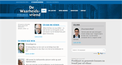 Desktop Screenshot of dewaarheidsvriend.nl