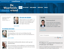 Tablet Screenshot of dewaarheidsvriend.nl